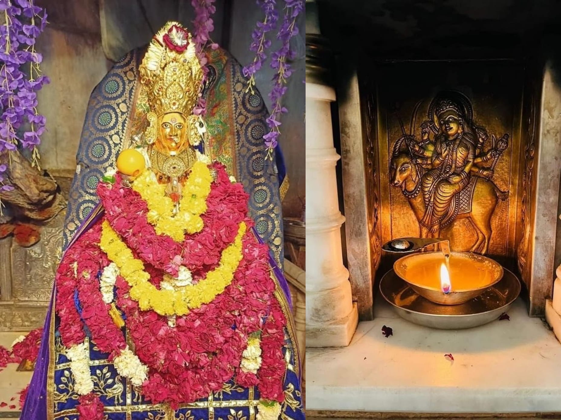 Bahucharaji Mata Temple exterior architecture, Becharaji Mehsana Gujarat