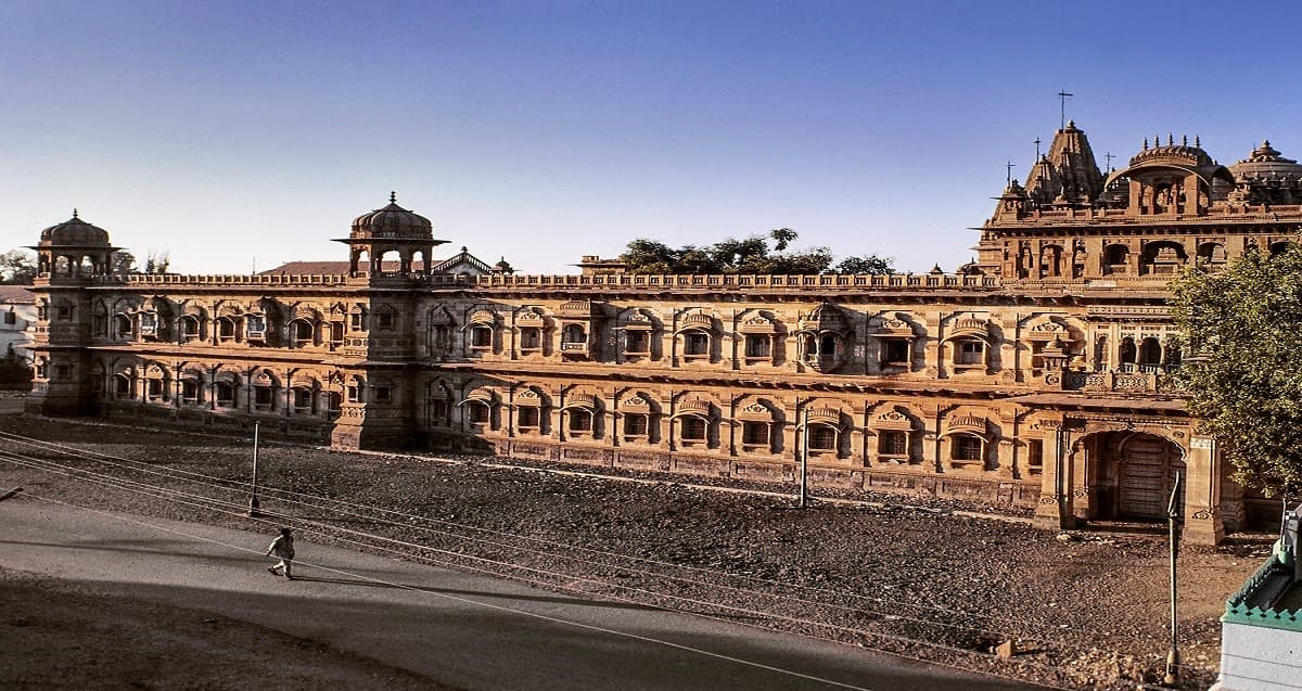 Mani Mandir Morbi dome and architecture detail, Gujarat