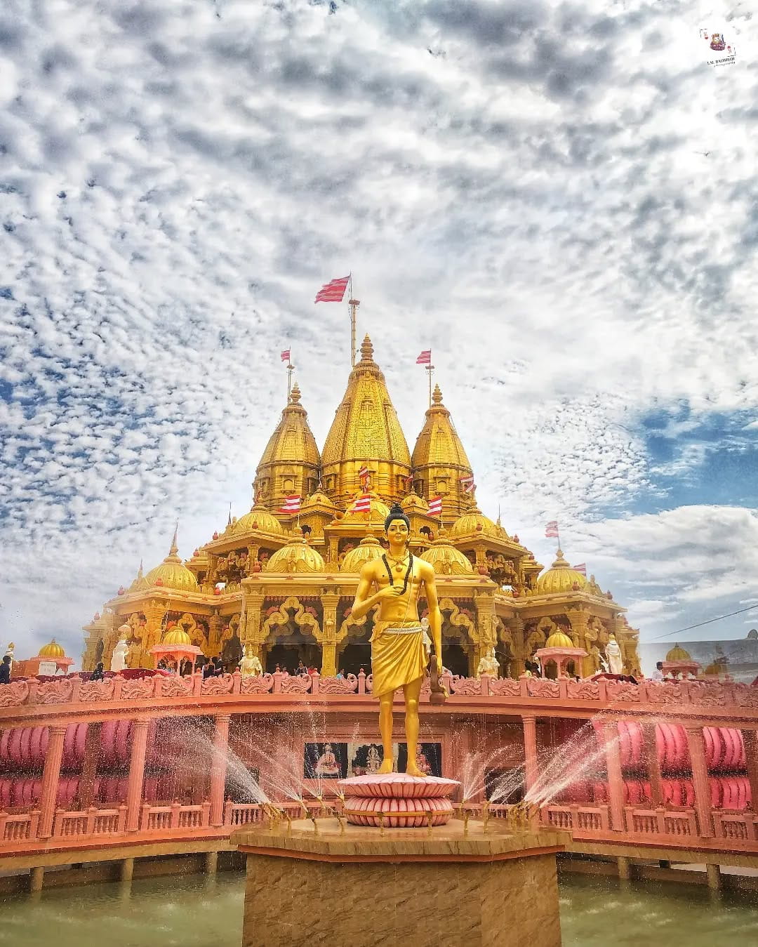 Varnindra Dham main temple view near Patdi, Surendranagar Gujarat